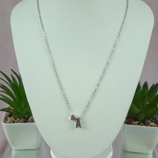Initial Love Silver Necklace