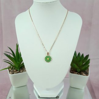 Shiny Sunflower Necklace
