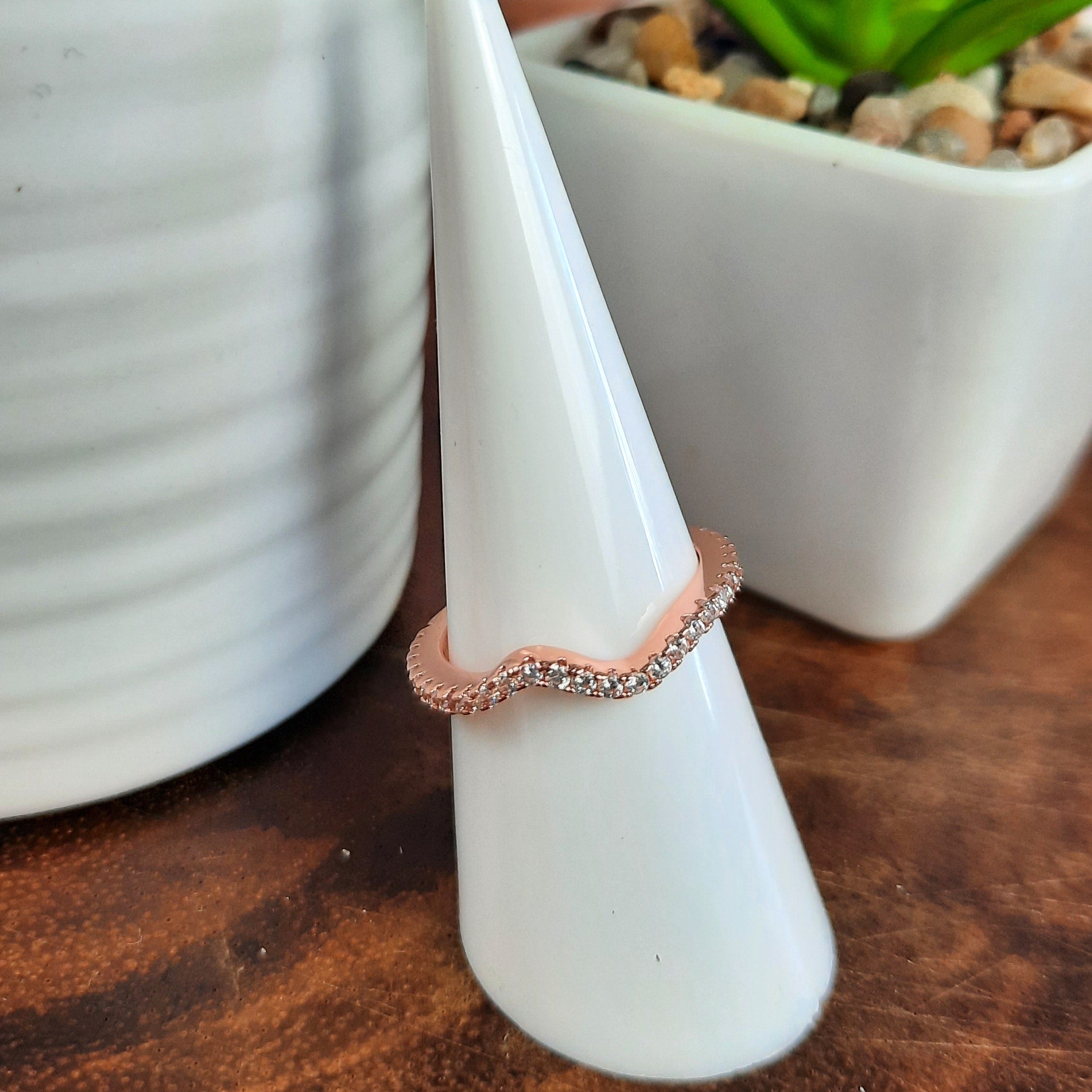 Rose Gold Spark Ring