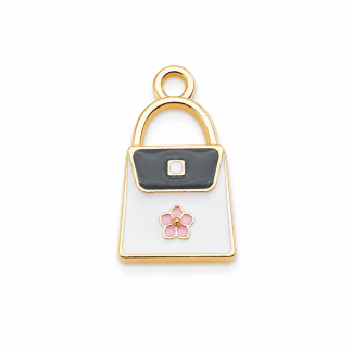 Floral Purse Medium Charm