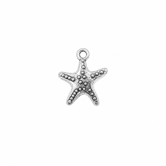 Coral Star Small Charm
