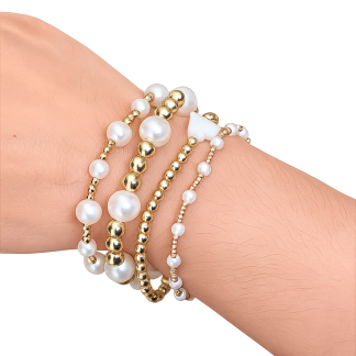 Golden Pearl Elegance Stack