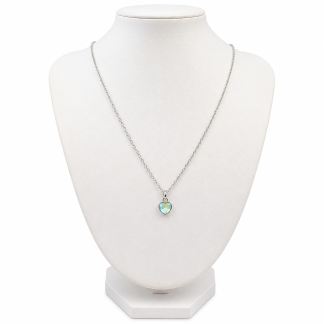 Opaline Heart Necklace