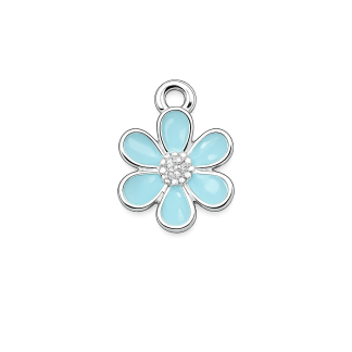 Blue Flower Small Charm