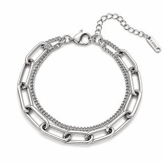 Silver Chunky Bracelet