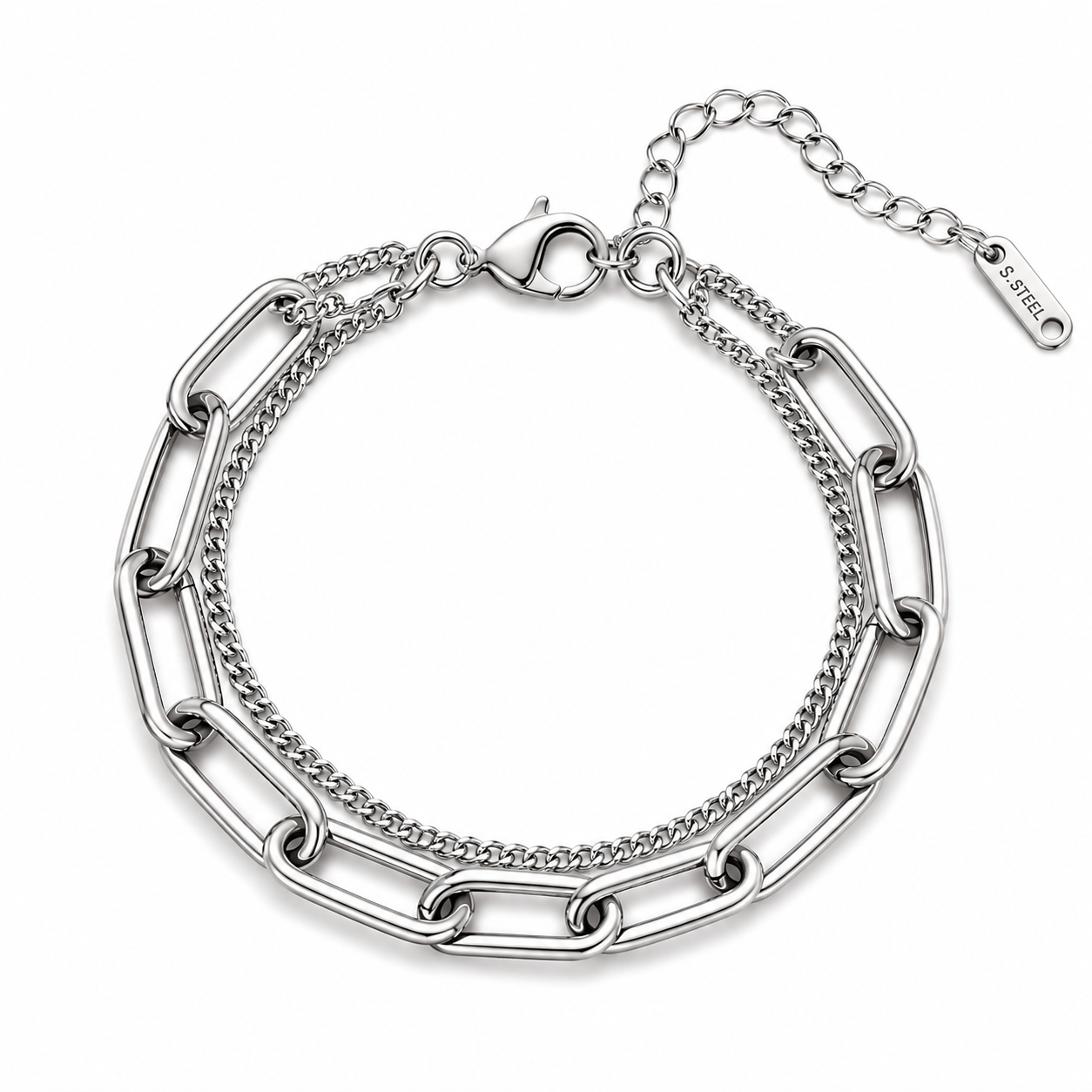 Silver Chunky Bracelet